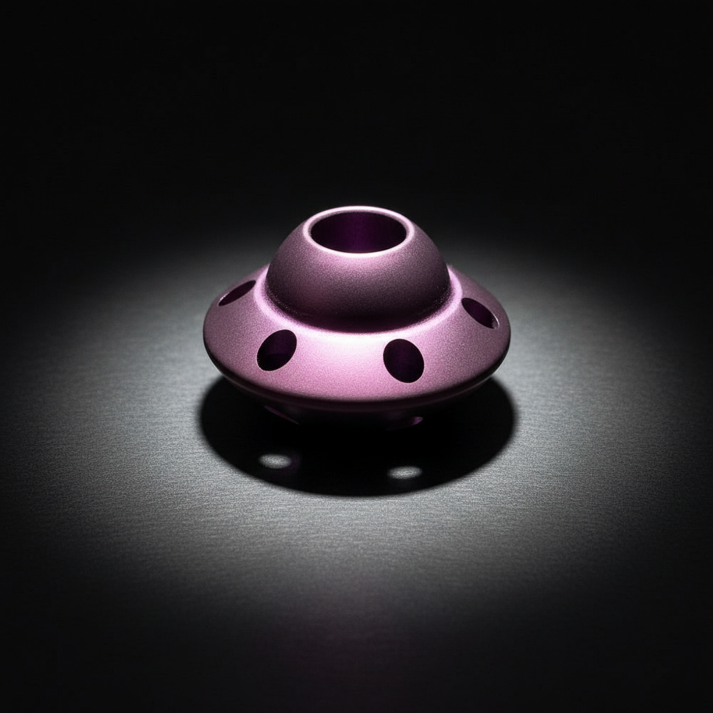 Titanium UFO Paracord Bead · Blue, Purple or Gold