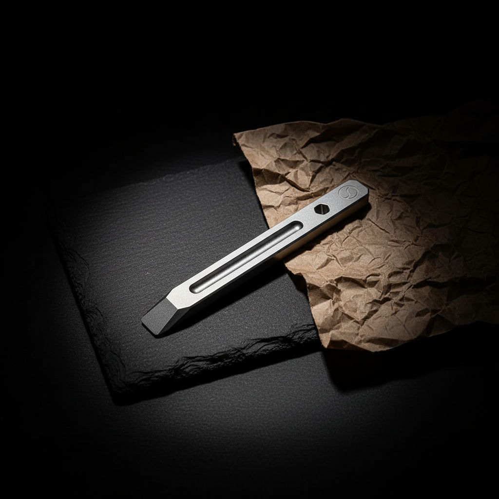 Slim Titanium Clip Pry Bar · 124.5 mm