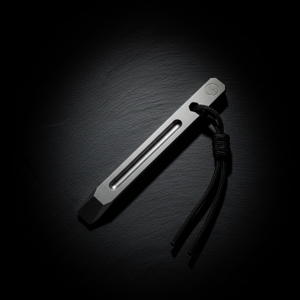 Slim Titanium Clip Pry Bar · 124.5 mm