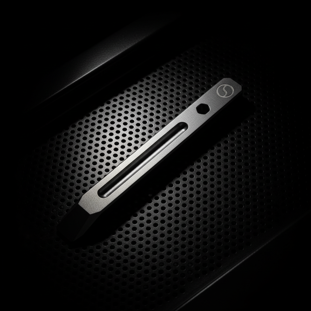 Slim Titanium Clip Pry Bar · 124.5 mm
