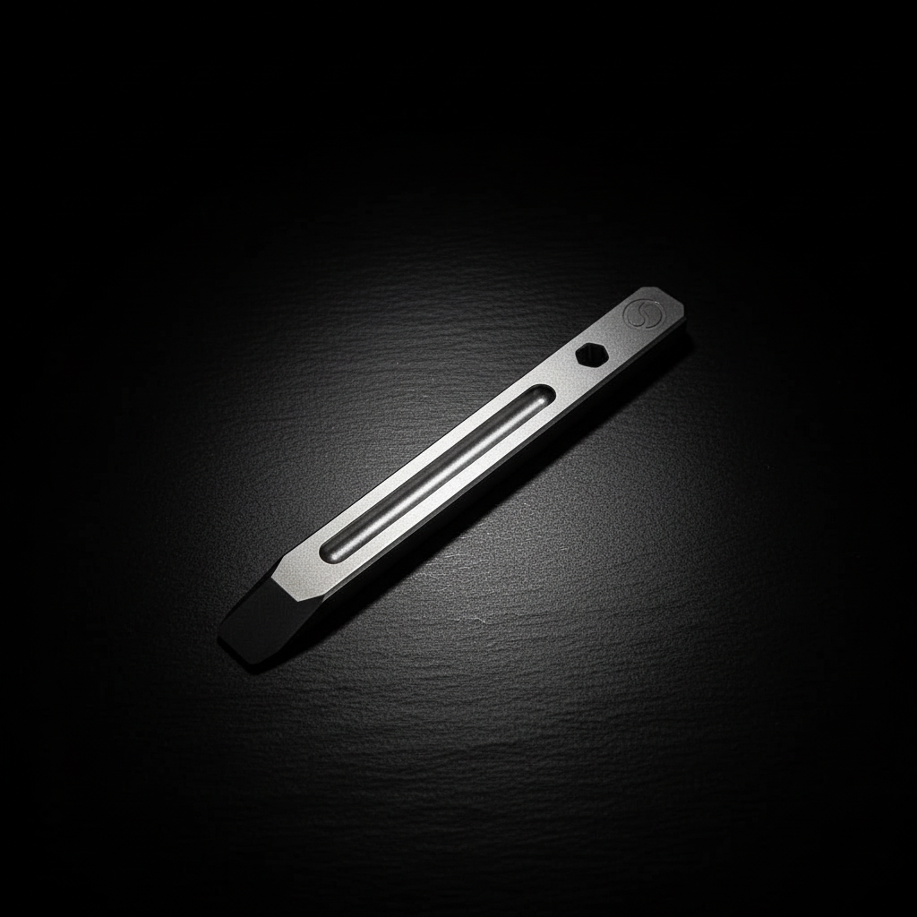 Slim Titanium Clip Pry Bar · 124.5 mm