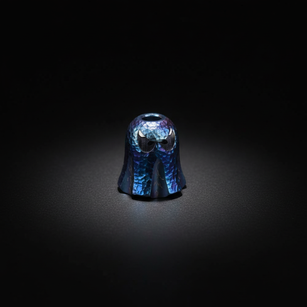 Titanium Ghost Paracord Bead