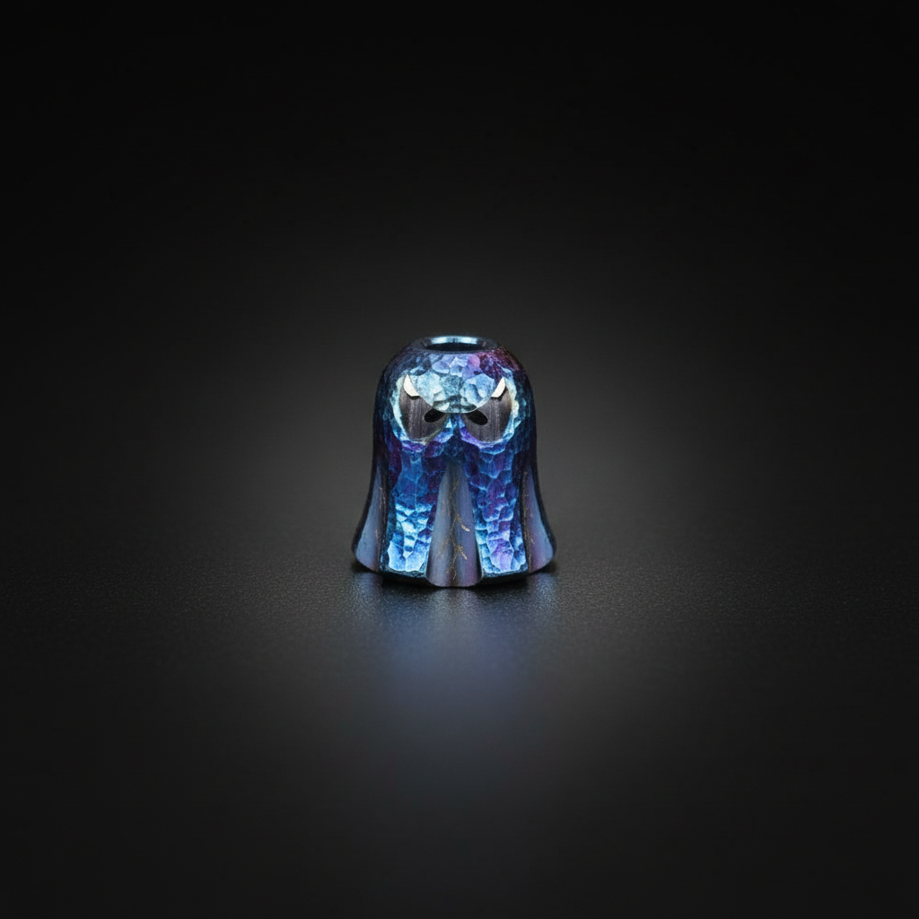Titanium Ghost Paracord Bead — Blue Purple (random)