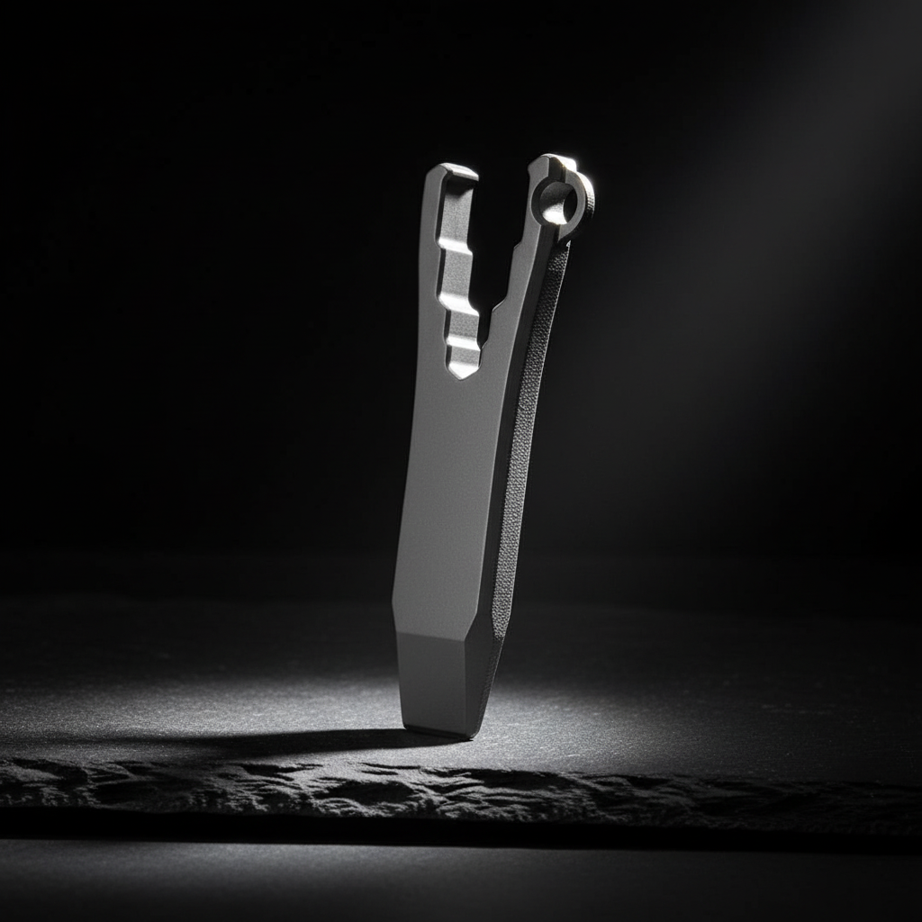 Titanium Mini Wrench Pry Bar · 42 mm