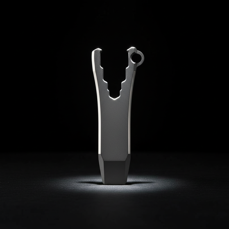 Titanium Mini Wrench Pry Bar · 42 mm