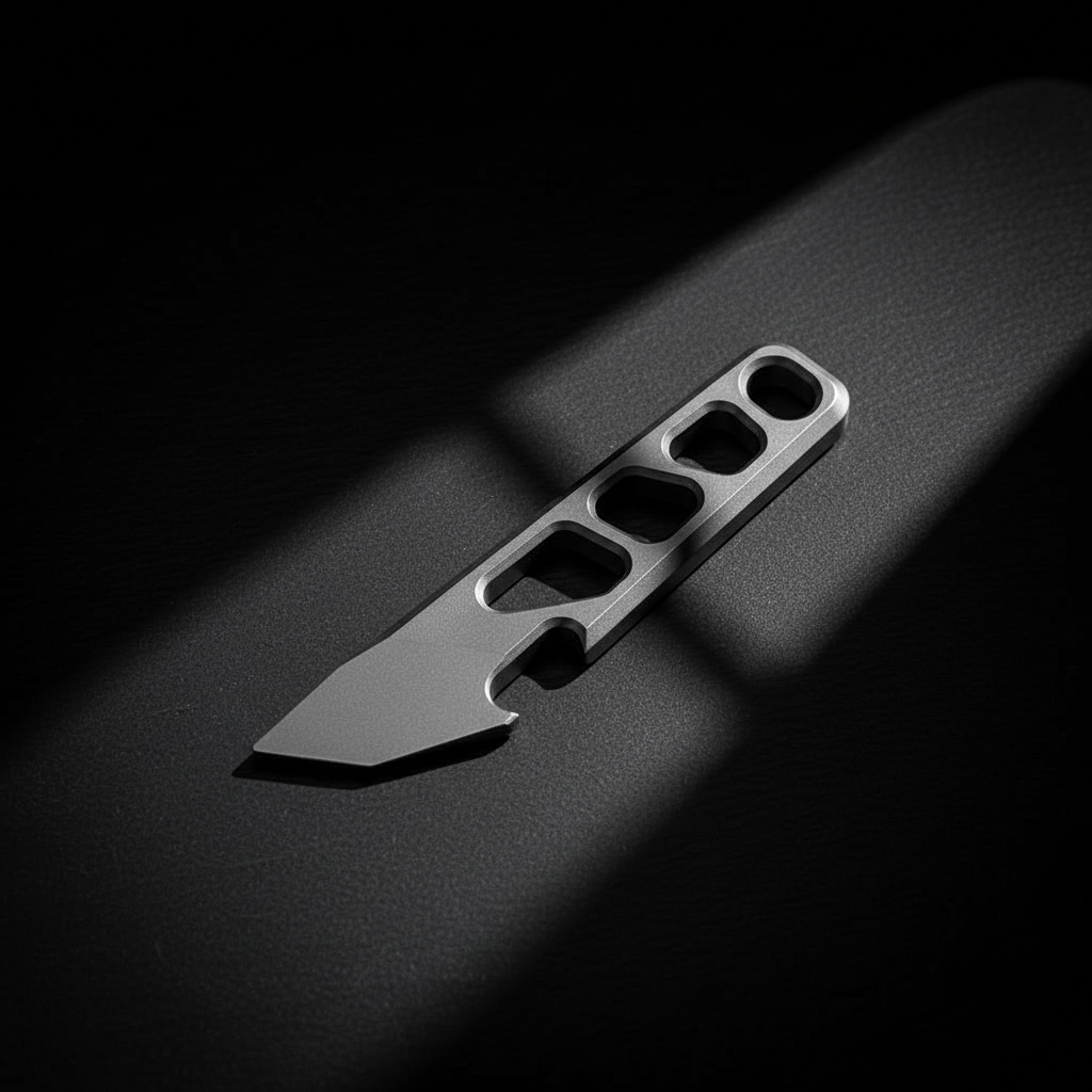 Mini Skeletonized Titanium Pry Bar · 42 mm