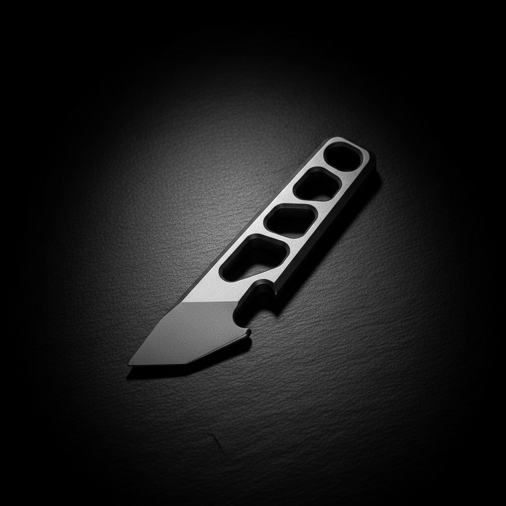 Mini Skeletonized Titanium Pry Bar · 42 mm