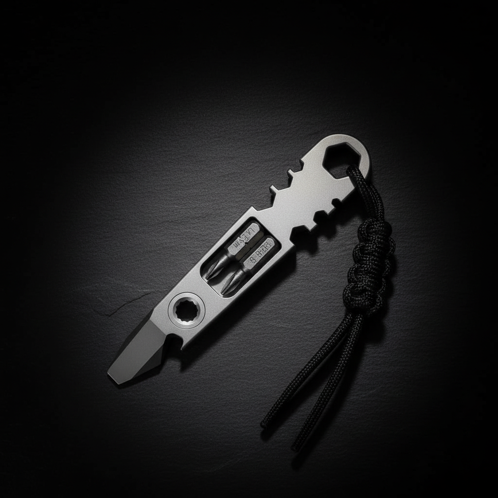 Titanium Ratchet Multitool with Wrench Head