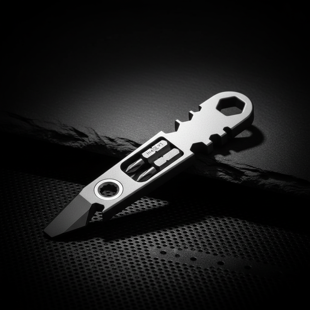 Titanium Ratchet Multitool with Wrench Head