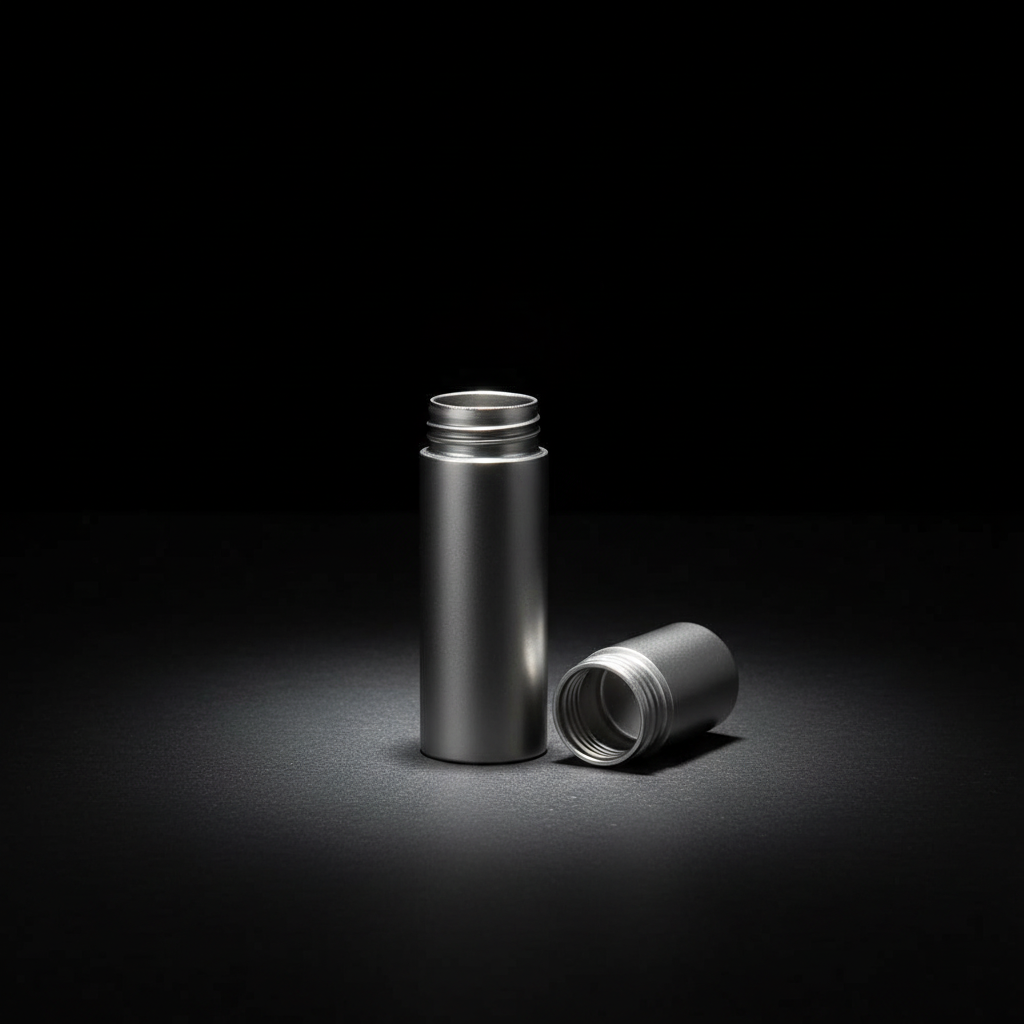 Titanium Camping Keychain Canister · S, M, L