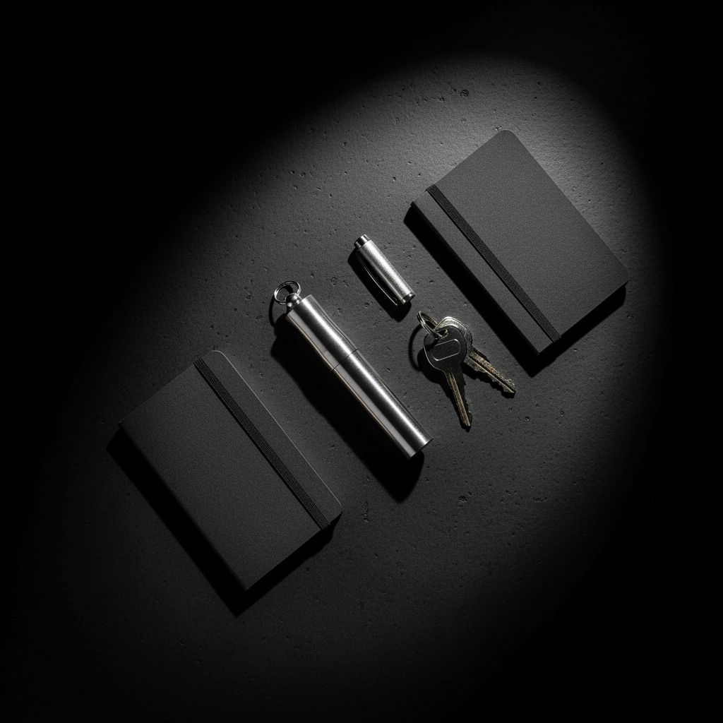 Titanium Toothpick & Pill Holder · S or L