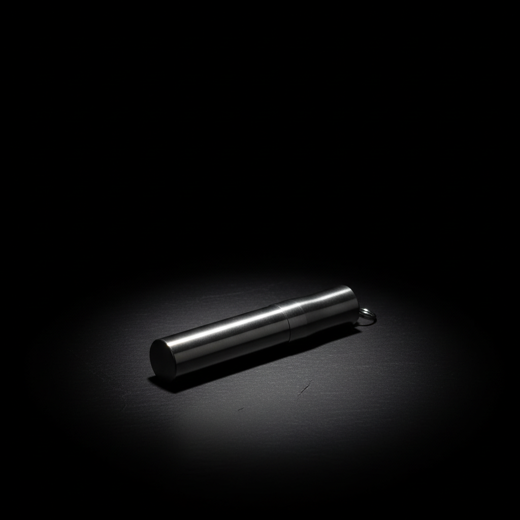 Titanium Toothpick & Pill Holder · S or L