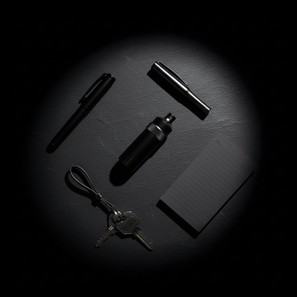 Small Waterproof Aluminum Keychain Capsule