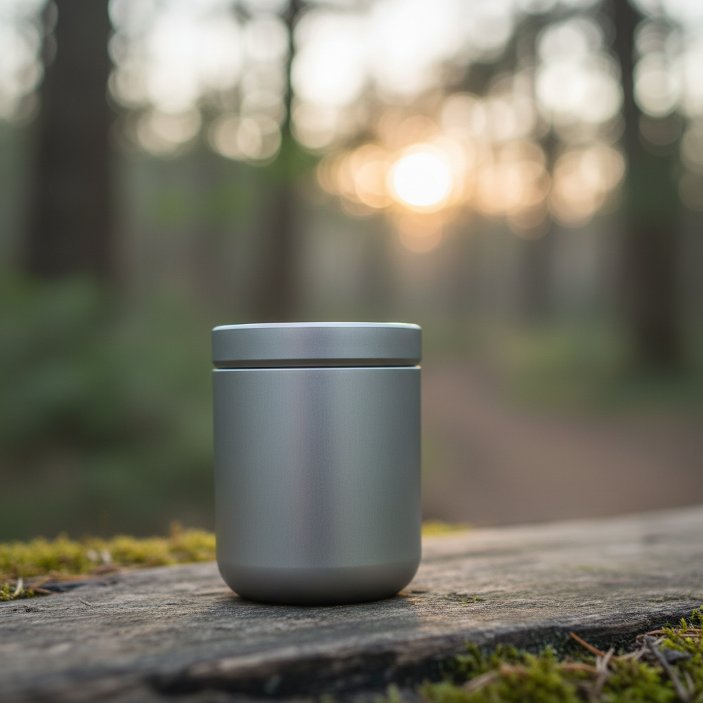 Aluminum Storage Tin with Screw Lid · 65 mm