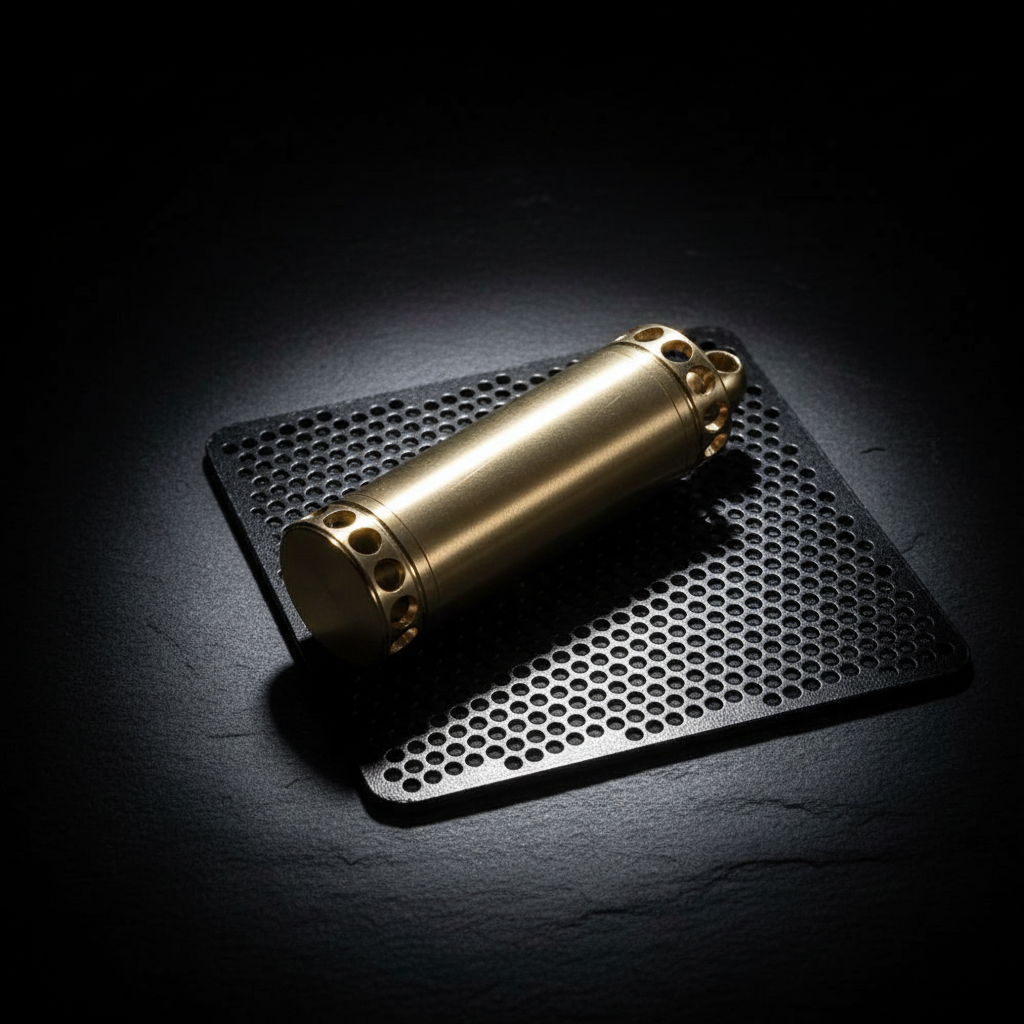 Solid Brass Waterproof Jar for Keychain