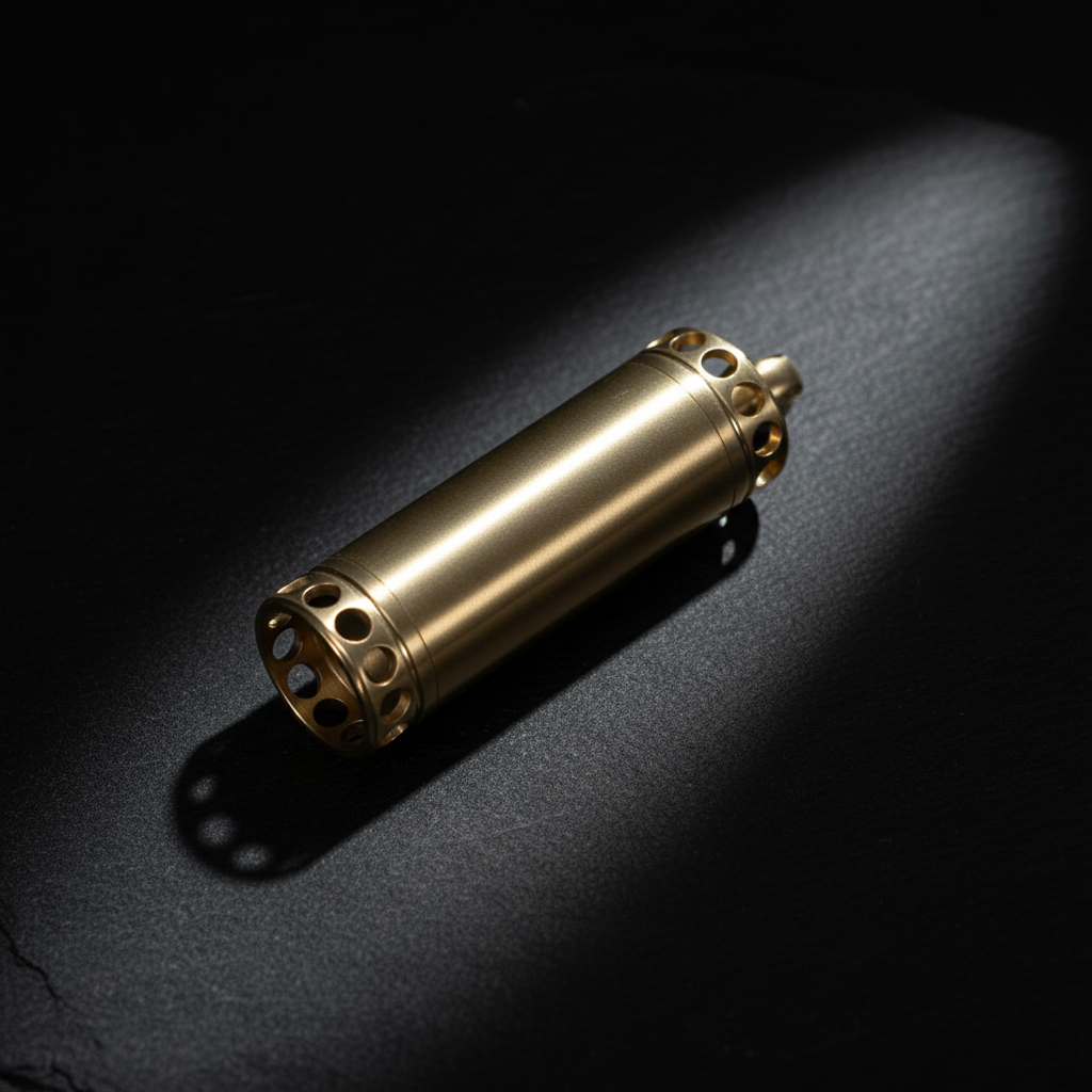 Solid Brass Waterproof Jar for Keychain