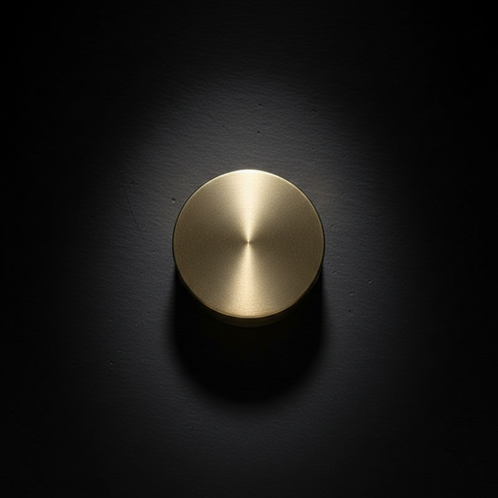 Solid Brass Screw-Top Container · S, M, L