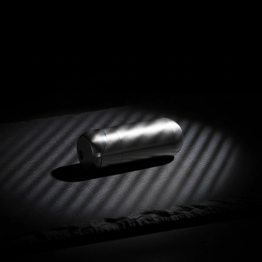 Stainless Steel Keychain Pill Capsule · M or L — M