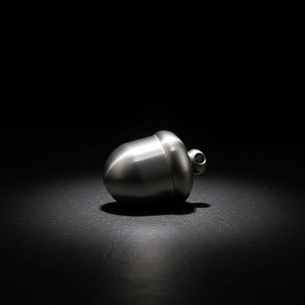 Titanium Acorn Pendant Container · S or L