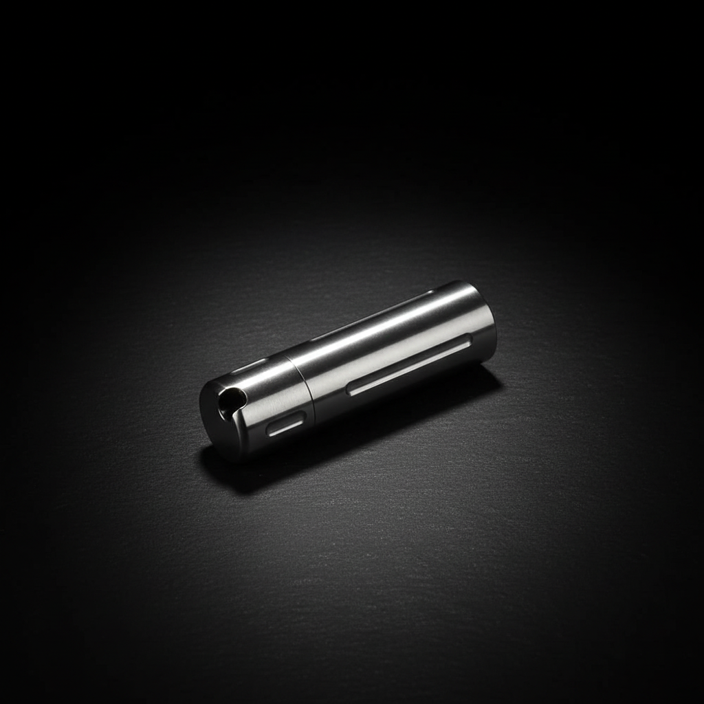 Grooved Titanium Pocket Canister · 58 mm