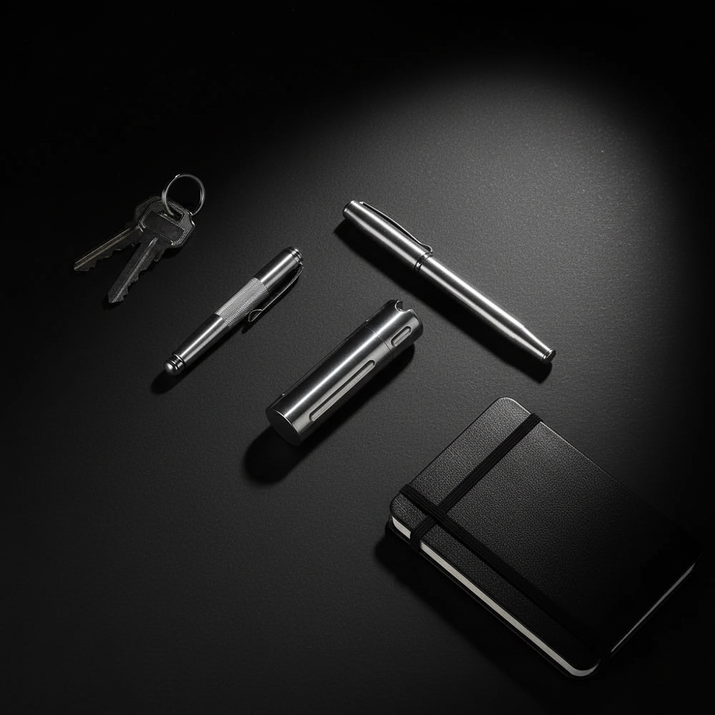 Grooved Titanium Pocket Canister · 58 mm
