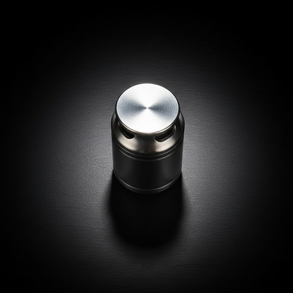 Titanium Milk-Can Keychain Capsule · S or L
