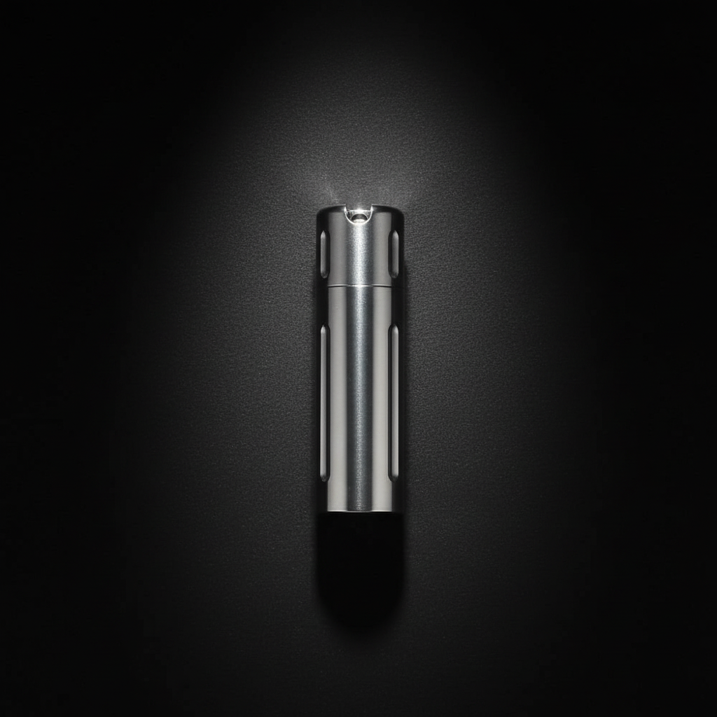 Grooved Titanium Pocket Canister · 58 mm